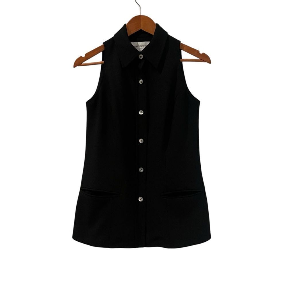 Jones New York suit black suit vest. Size 6